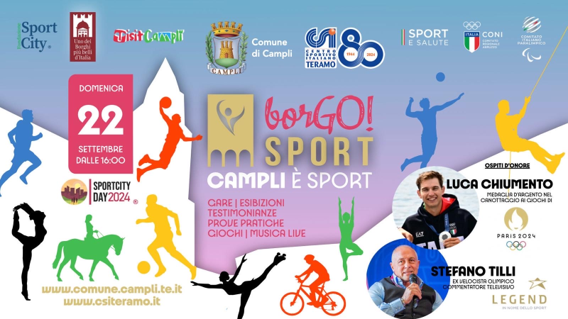 BorGo sport 2024. Domenica a Campli tante attività e giochi per bambini - Foto