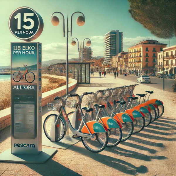 Il caso. Bike sharing. A Pescara 15 euro l'ora. A Teramo 2 euro. - Foto