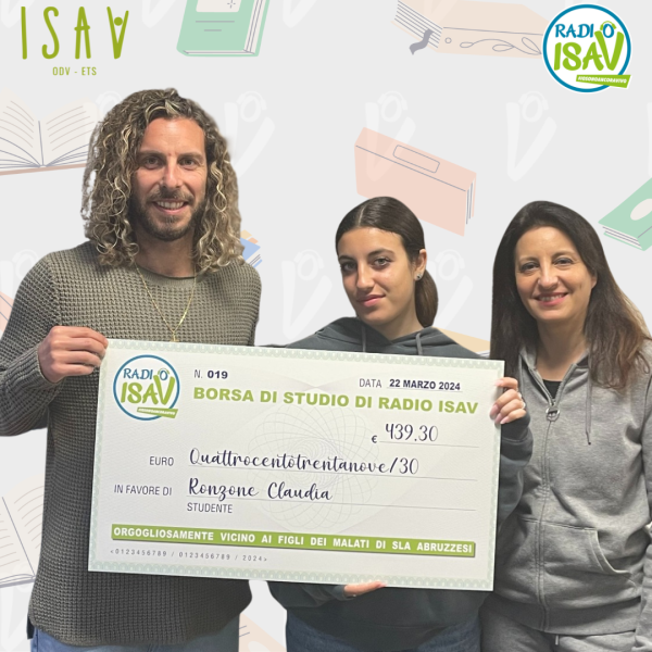 Claudia Ronzone, 18enne di Pescara, ottiene la borsa di studio di Radio ISAV - Foto