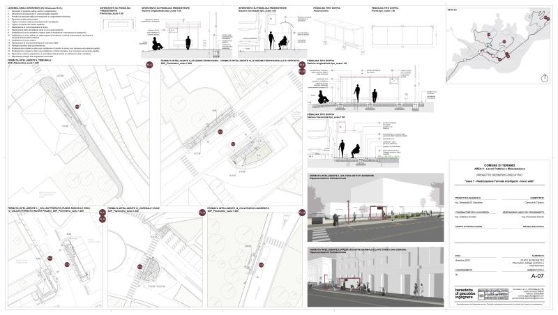 Teramo. Approvato il progetto  definitivo-esecutivo per la realizzazione delle pensiline intelligenti  - Foto