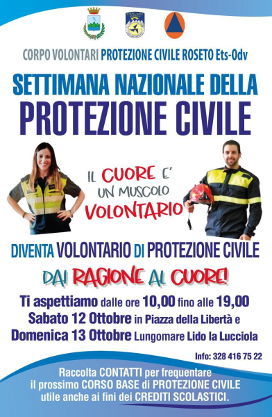 Tante iniziative a Roseto per la settimana nazionale della Protezione Civile - Foto