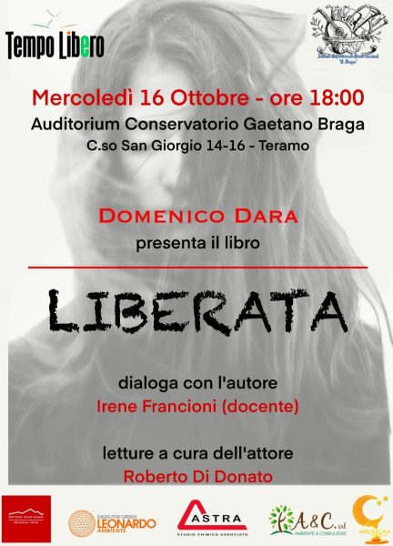 Teramo. Domani, 16 ottobre, Domenico Dara presenterà il suo libro “Liberata” - Foto