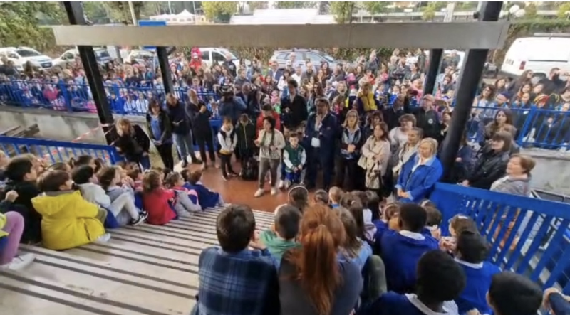 Primo giorno di scuola per i piccoli studenti del Convitto che ricominciano alla De Jacobis - Foto