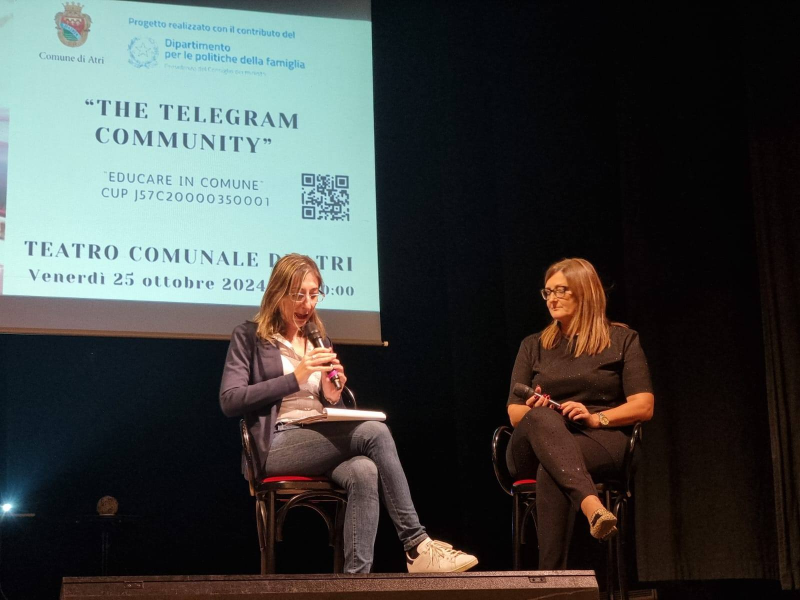 Atri. Presentato il progetto "The Telegram Community" - Foto