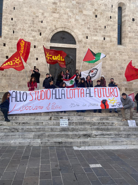 Studenti in piazza a Teramo: "Basta tagli e rincari, vogliamo diritti!" - Foto