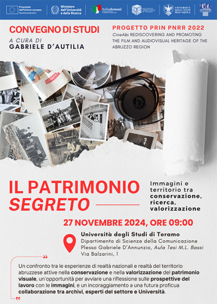 Convegno sul patrimonio visivo e audiovisivo dell'Abruzzo all'UniTe - Foto