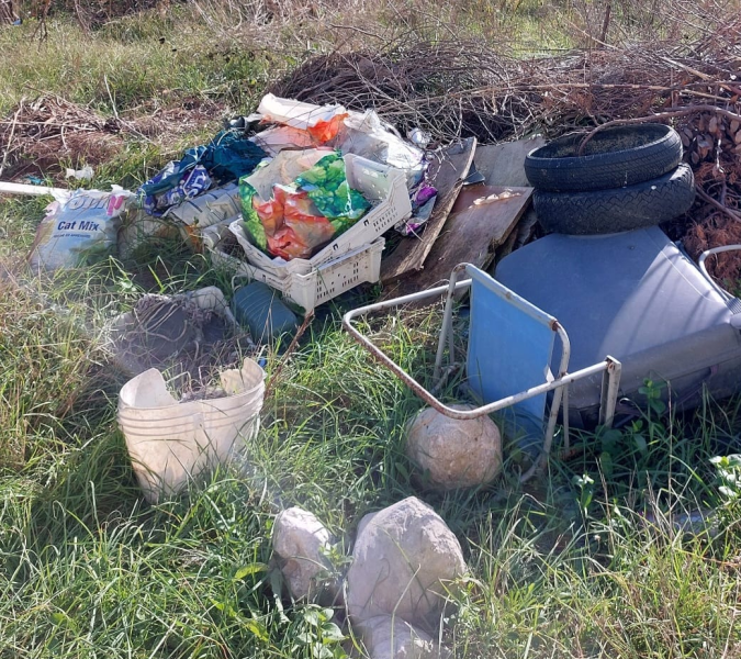 Discariche abusive zona Gammarana: la denuncia di "Teramo Vivi Città" - Foto