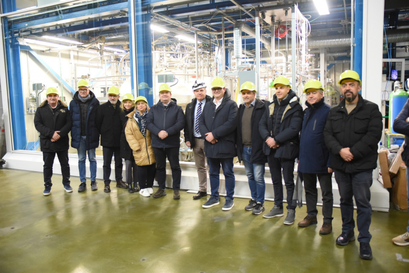 La Commissione di Vigilanza in visita ai Laboratori del Gran Sasso - Foto