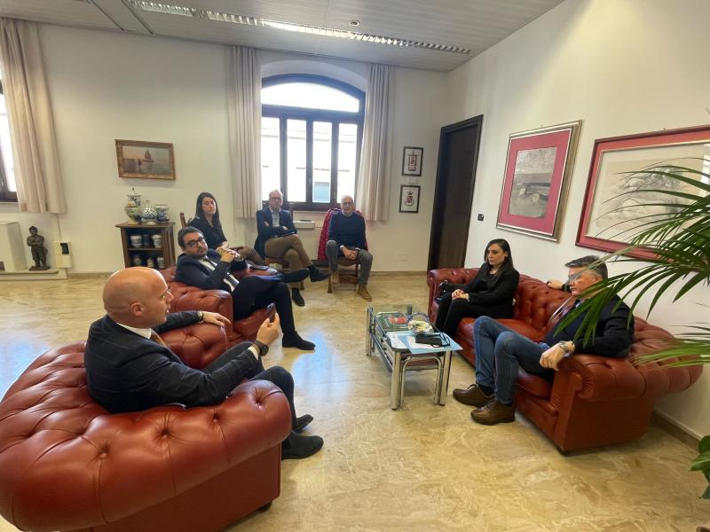 La consigliera del ministro dell’Istruzione e del Merito Valditara a Teramo in un incontro in Provincia - Foto