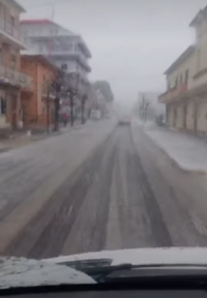 Arriva la neve a Mosciano Sant'Angelo - Foto