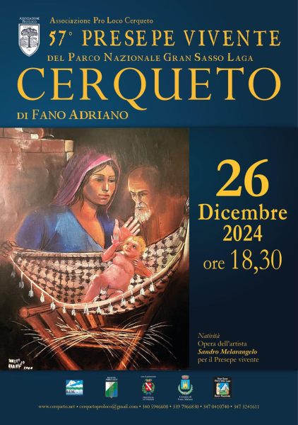 Il 26 dicembre la 57a edizione del presepe vivente di Cerqueto di Fano Adriano - Foto