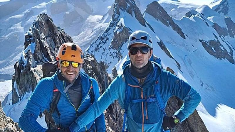 Meteo avverso e stop al sorvolo per la ricerca dei due alpinisti bloccati sul Gran Sasso - Foto