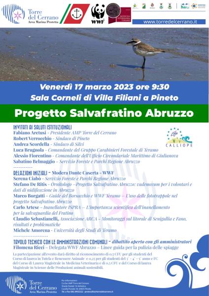 Il 27 marzo a Pineto convegno sul Progetto Salvafratino Abruzzo 2023 - Foto