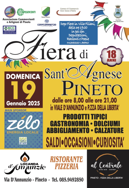 Domenica 19 gennaio a Pineto la 18esima Fiera di Sant’Agnese - Foto