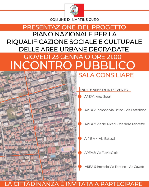 Martinsicuro. Domani incontro pubblico su riqualificazione aree urbane degradate - Foto