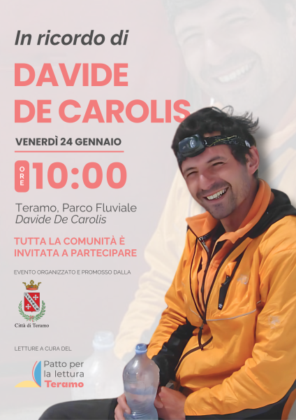 Venerdì a Teramo la cerimonia in ricordo di Davide De Carolis - Foto