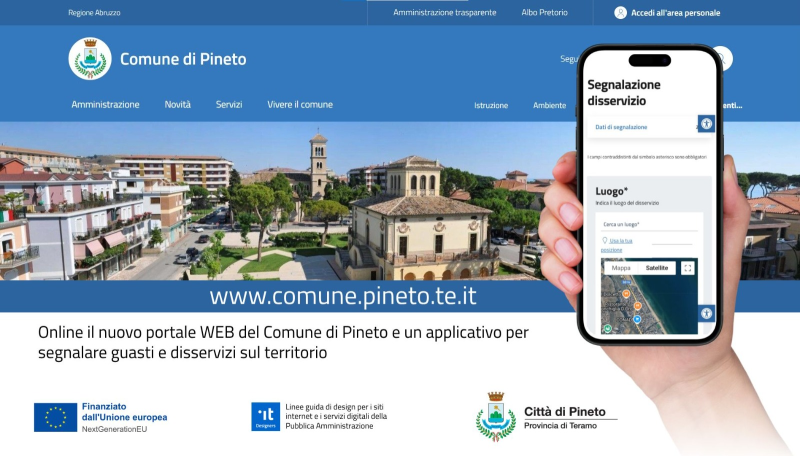 A Pineto i cittadini utilizzano la nuova app per le segnalazioni - Foto